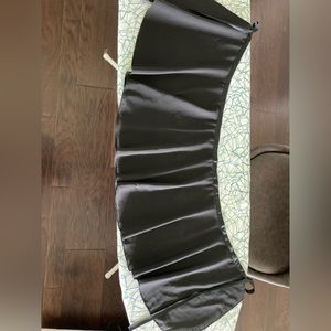 Kids ballet lap skirt, black, medium, 8T to 10 T